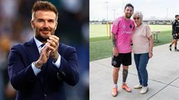 Mẹ Beckham cưng Messi hơn cả Beckham