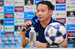 HLV Nam Định không hài lòng về bàn thua trước Ratchaburi